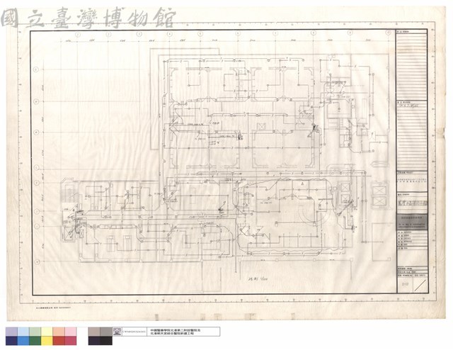 貮層B區消防平面圖藏品圖，第1張