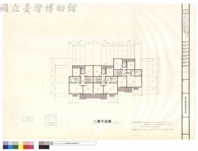 三併位宅貳層平面圖藏品圖，第1張