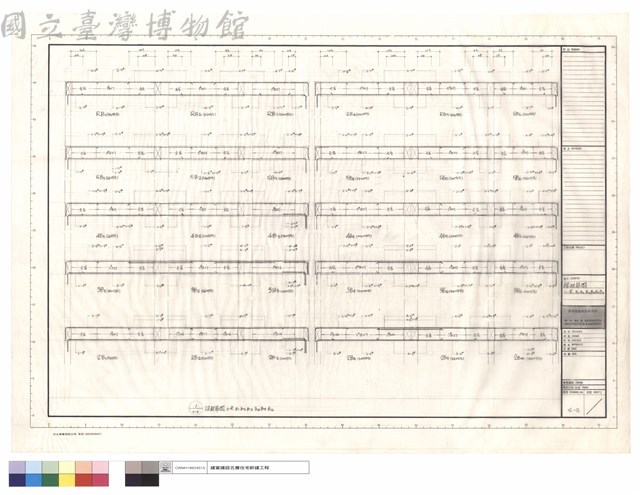 樑配筋圖2~R、B1、B2、B3、B4、B5、B6藏品圖，第1張