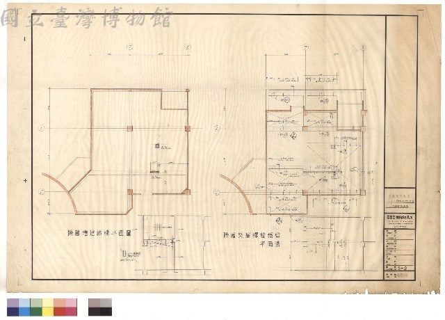 H戶鋼架平面圖藏品圖，第1張