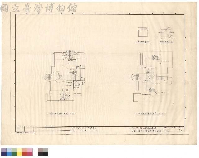 七樓、屋頂給水消防設備平面圖藏品圖，第1張