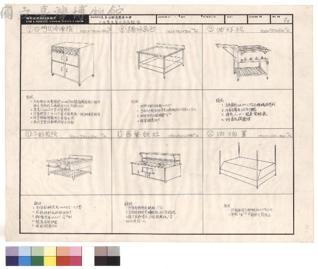 十四層西餐廳廚房設備藏品圖，第1張