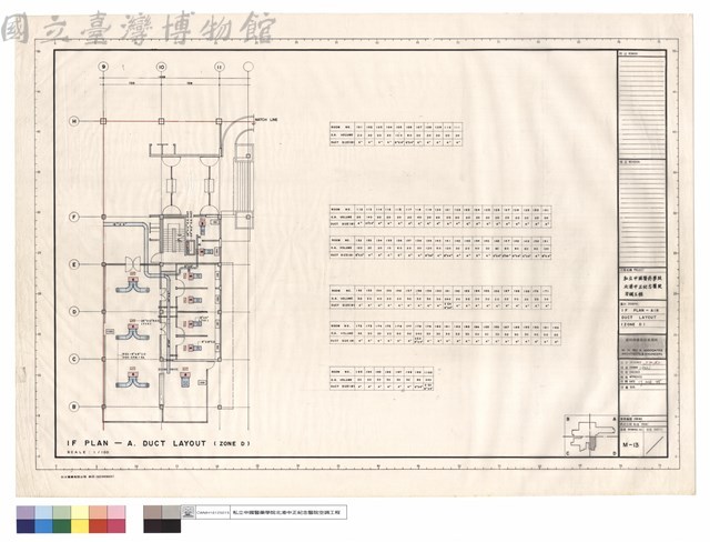 I F PLAN-AIR DUCT LAYOUT (ZONE D)藏品圖，第1張
