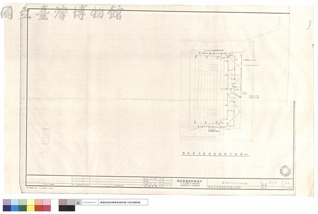 禮拜堂夾層電氣設備平面圖藏品圖，第1張
