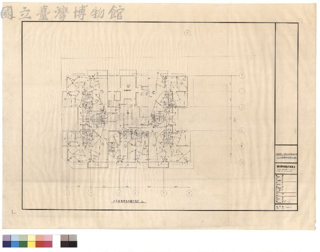 弍至陸層電氣設備平面圖藏品圖，第1張