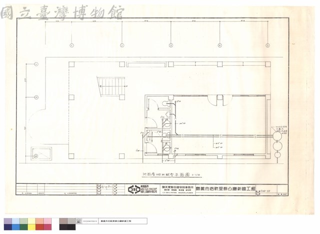 地面層排水配管平面圖藏品圖，第1張