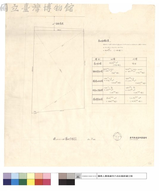 建二八二一囡基地平面圖藏品圖，第1張