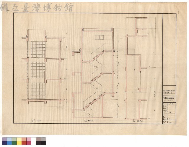 樓梯、電梯剖面圖藏品圖，第1張