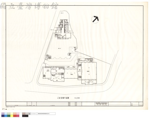 壹層平面圖(乙案)藏品圖，第1張