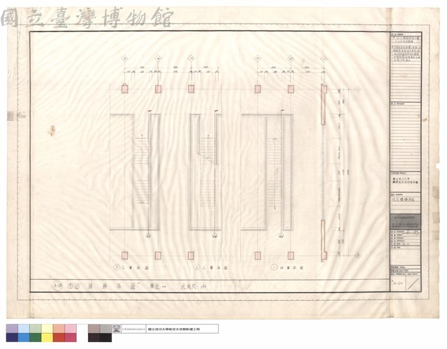 戊,己樓梯平面藏品圖，第1張
