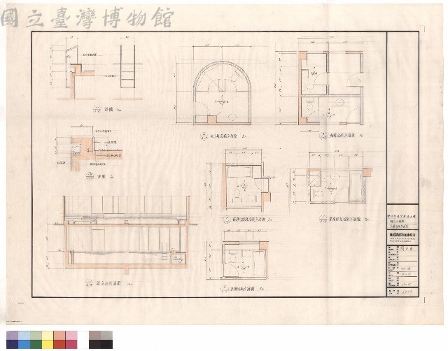 游泳池詳圖 各層浴廁平面圖藏品圖，第1張