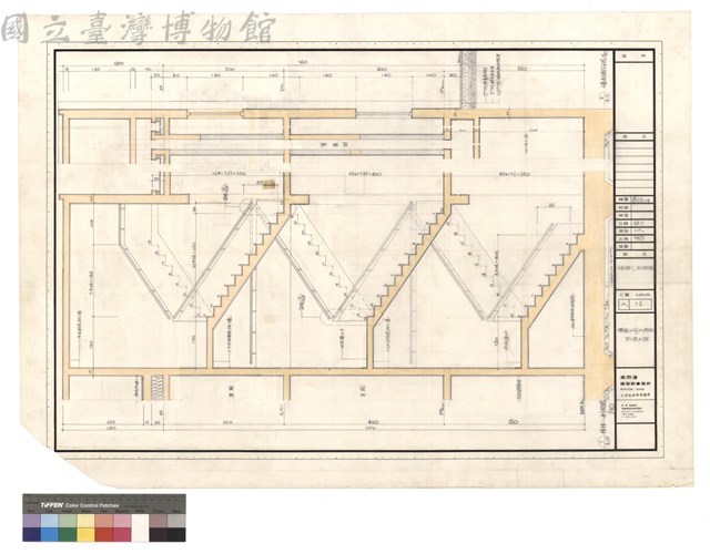 樓梯C剖面圖藏品圖，第1張