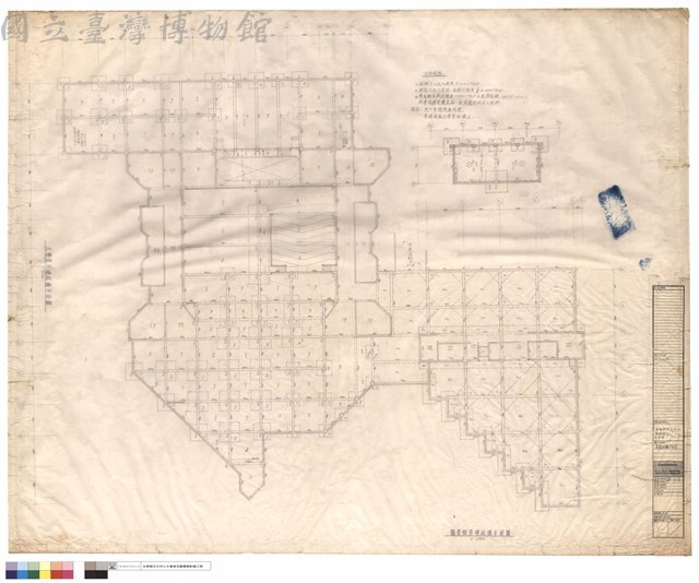 基礎結構平面圖藏品圖，第1張