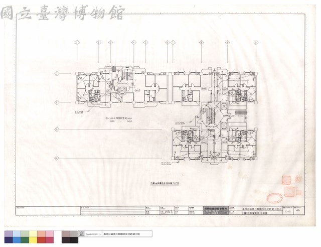 D棟地面層電氣平面圖藏品圖，第1張