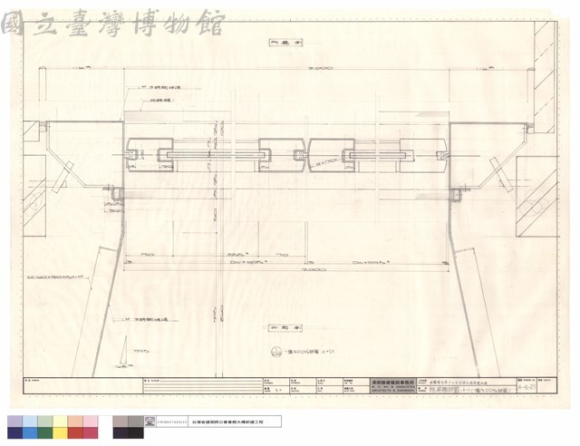 帷幕牆詳圖(十一)(一樓入口DW3詳圖)藏品圖，第1張