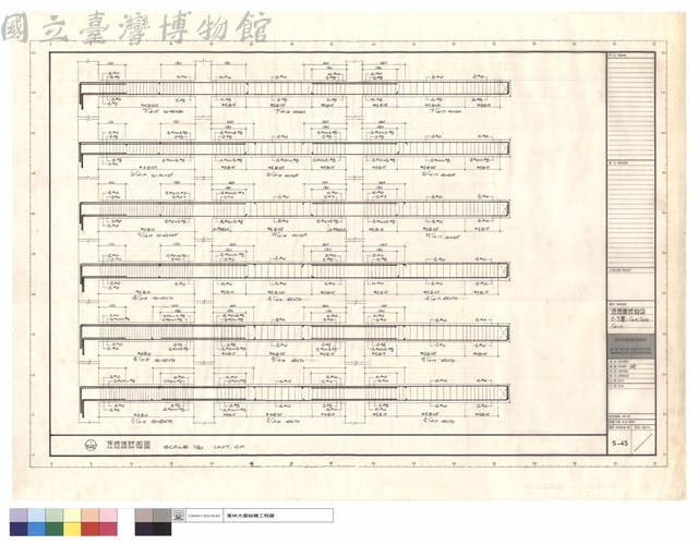 樑結構詳細圖2~7層G15、G16、G17藏品圖，第1張