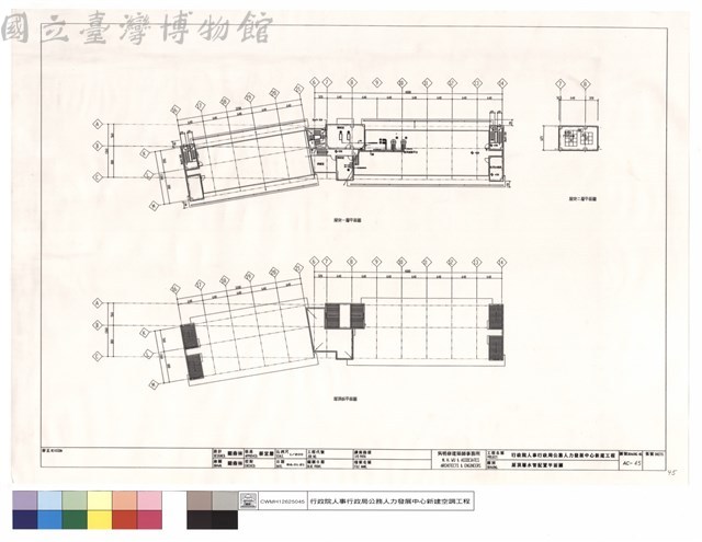 屋頂層水管配置平面圖藏品圖，第1張