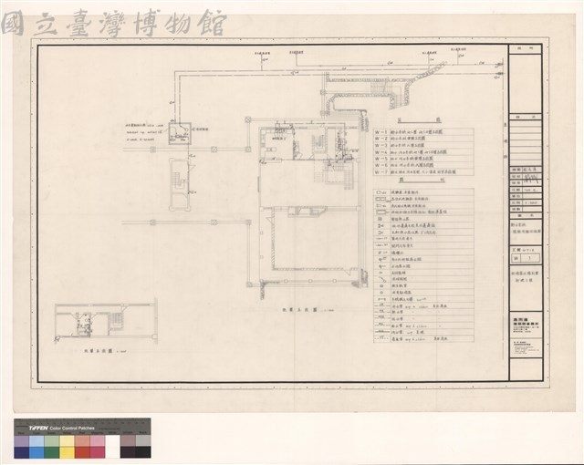 給水系統  壹層.夾層平靣图藏品圖，第1張