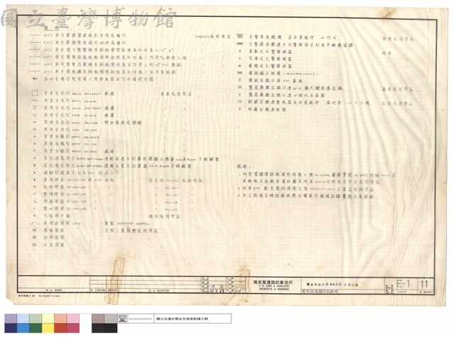 電器設備圖例及說明藏品圖，第1張