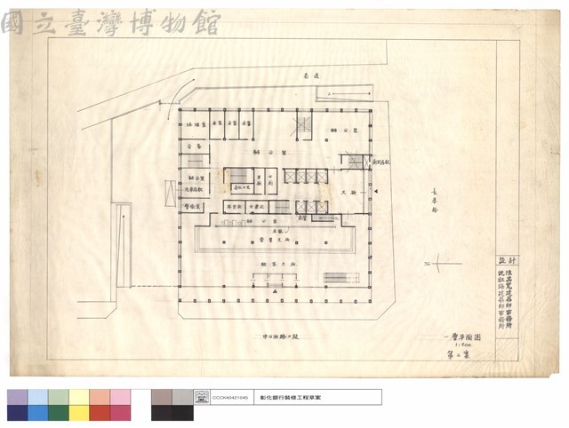 一層平面圖,第二案藏品圖，第1張