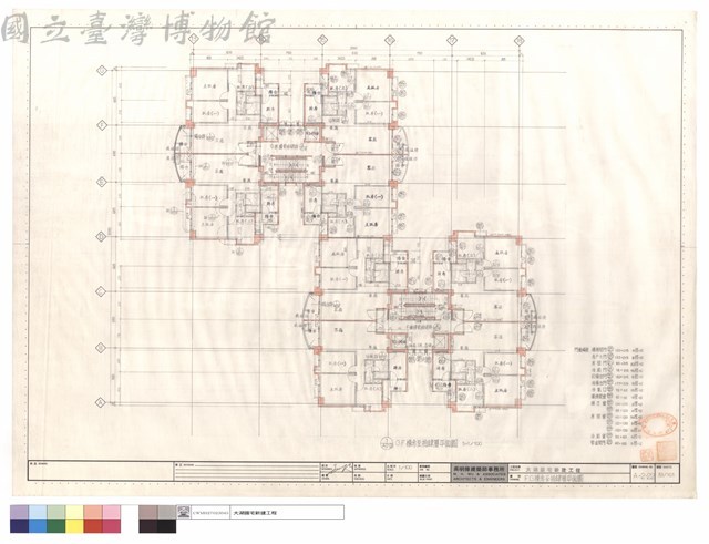 F,G棟參至拾肆層平面圖藏品圖，第1張