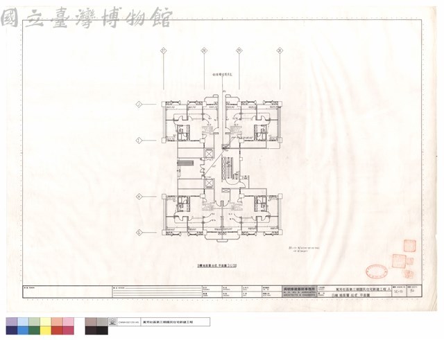 B棟地面層弱電平面圖藏品圖，第1張