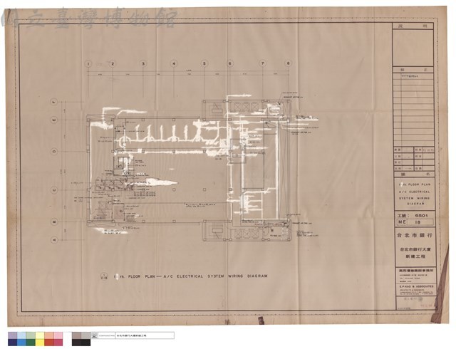 13 th. FLOOR PLAN A/C ELECTRICAL SYSTEM WIRING DIAGRAM藏品圖，第1張