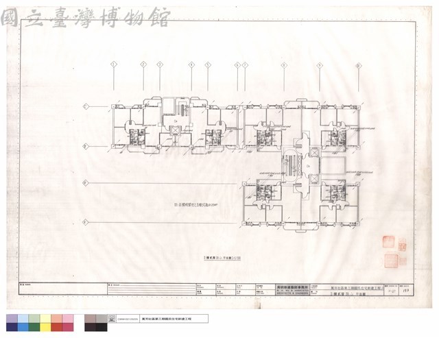 D棟貳層排水平面圖藏品圖，第1張