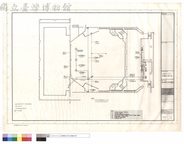 舞台音響平面配置圖藏品圖，第1張