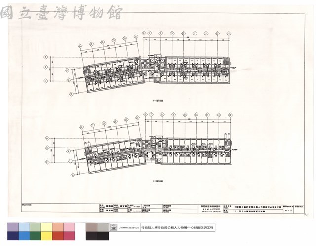 十一至十二層風管配置平面圖藏品圖，第1張