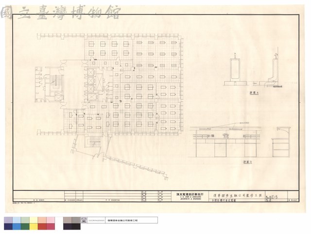 B棟参樓燈具位置圖藏品圖，第1張