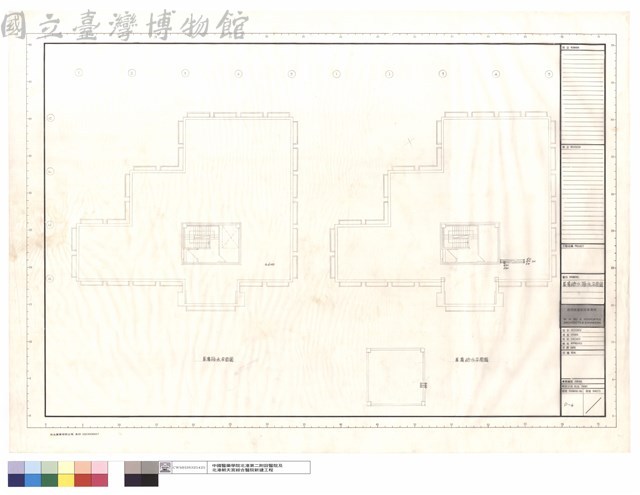 屋頂給水,排水平面圖藏品圖，第1張
