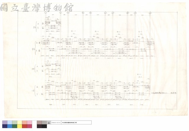 X向6樓板梁筋詳圖藏品圖，第1張
