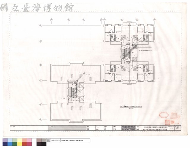 A棟十二～十六層及屋頂突出物壹層消防平面圖藏品圖，第1張