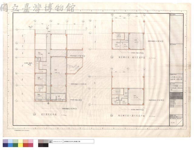 BF天花板平面,後台辦公室一,二樓天花板平面藏品圖，第1張