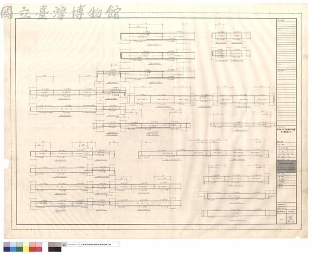 梁配筋圖G11~G13,G17~G19,G26,G27,1G15,1G16,1G45~1G47,1B2,2G23~2G25,4B'3藏品圖，第1張