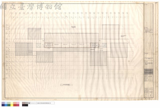 教學大樓樓梯間及屋頂平面圖藏品圖，第1張