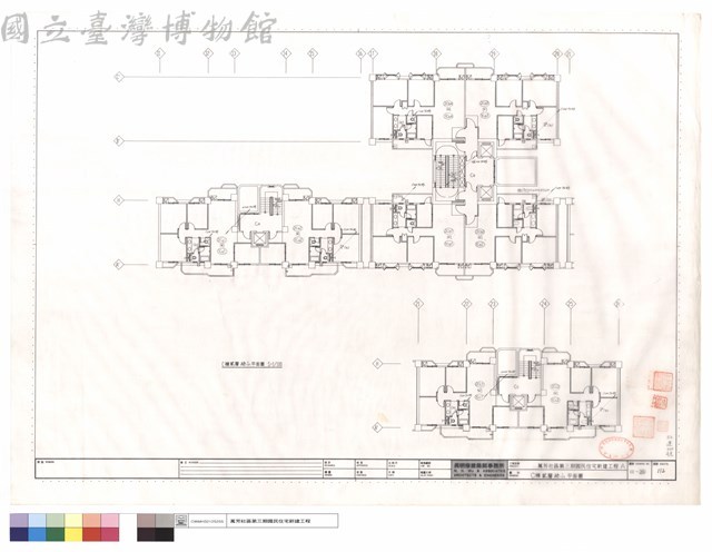 C棟貳層給水平面圖藏品圖，第1張