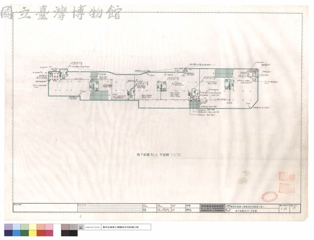 地下貳層動力平面圖藏品圖，第1張