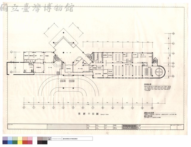 壹層平面圖、總樓地板面積、總工程估算、面積計算藏品圖，第1張
