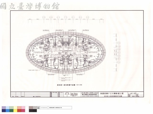 貳拾壹~參拾陸層風管平面圖藏品圖，第1張