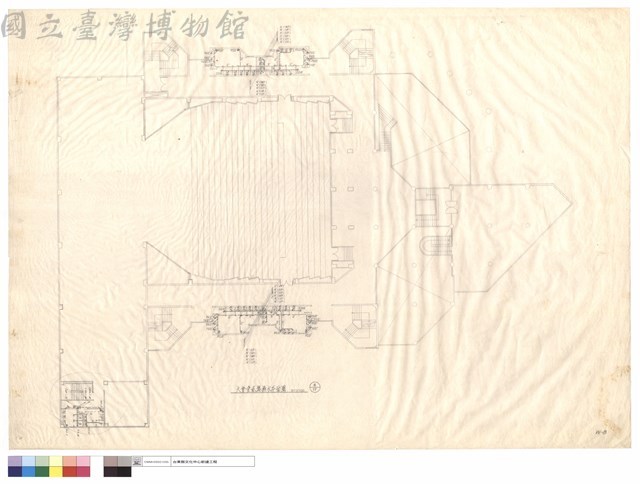 大會堂貳樓排水平面圖藏品圖，第1張