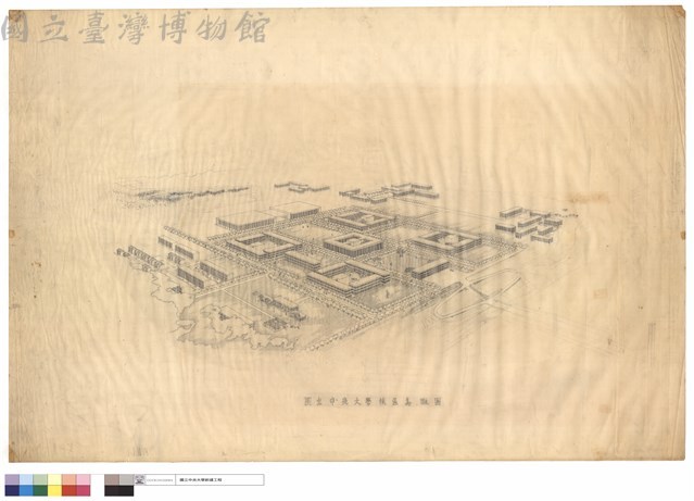 校區鳥瞰圖藏品圖，第1張