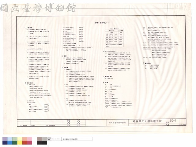 結構一般說明(一)藏品圖，第1張