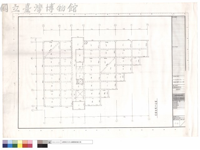 貮層結構平面圖(圖書館)藏品圖，第1張