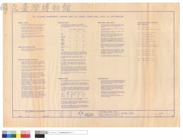 GENERAL NOTES藏品圖，第1張