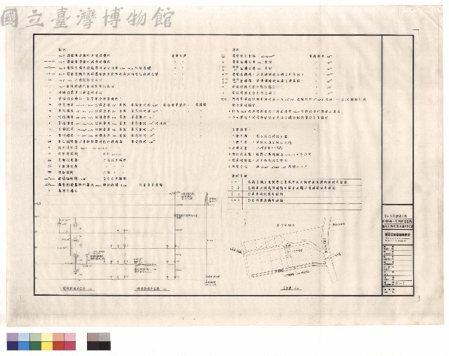 圖面目錄、工程概要、位罝圖、電氣及弱電圖例、說明、昇位圖藏品圖，第1張