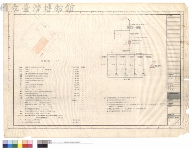 位置圖、圖例、單線圖藏品圖，第1張