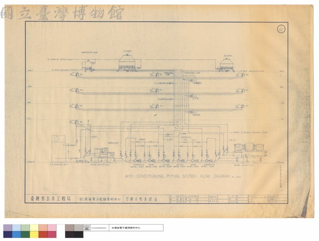 空調水管系統圖藏品圖，第1張