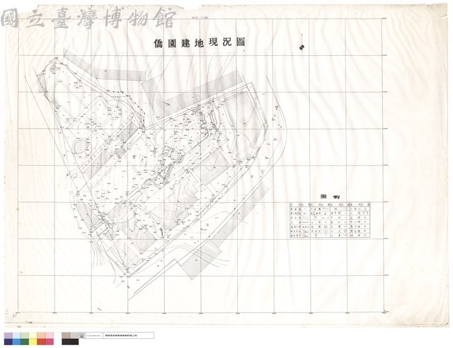 僑圖建地現況圖(甲案)藏品圖，第1張
